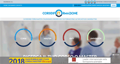 Desktop Screenshot of corsidiformazione.it